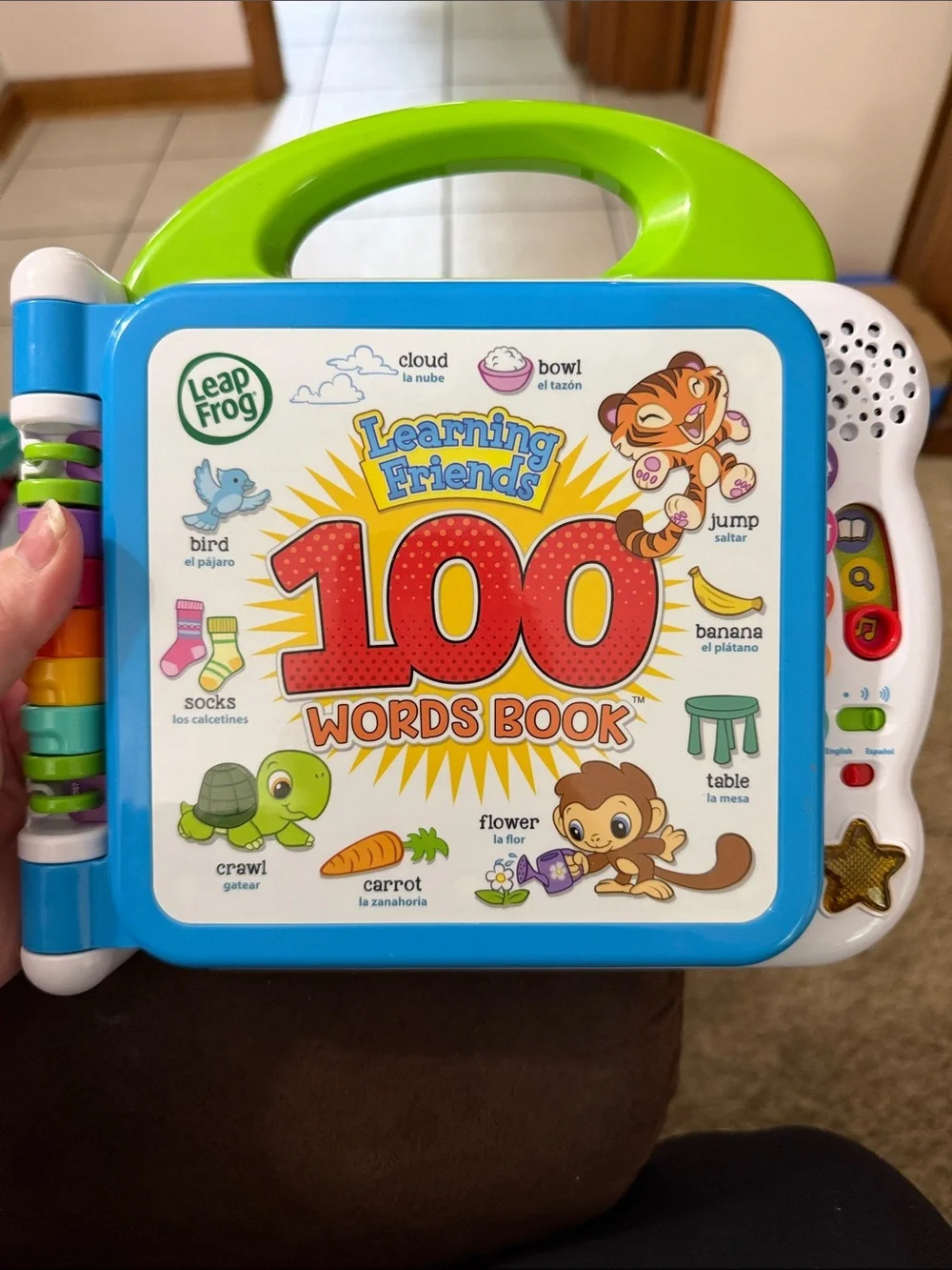 LeapFrog Learning Friends 100 Words Book - Blue & Green